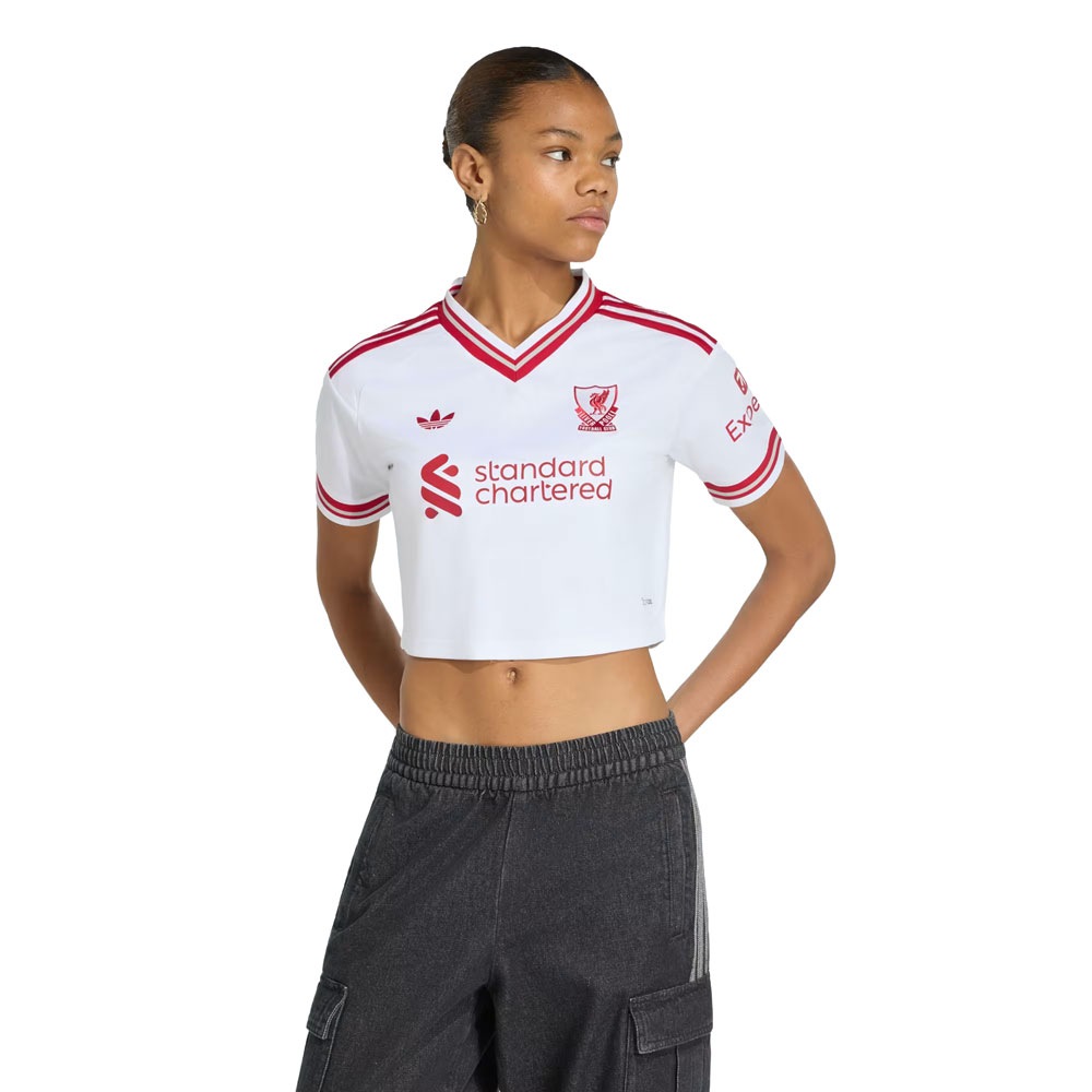 Cropped Liverpool FC Away Women Kit 26/27